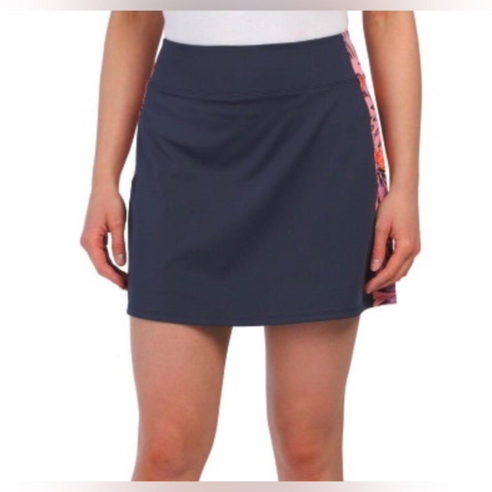 TOMMY BAHAMA Womens GOLF Skirt With Attached Shorts Size XL Navy Blue New